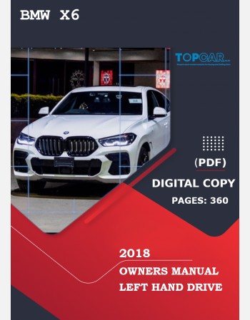 bmw x6 2018 owners manual